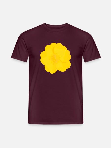 Buttercup Bold - Men's T-Shirt - brick red