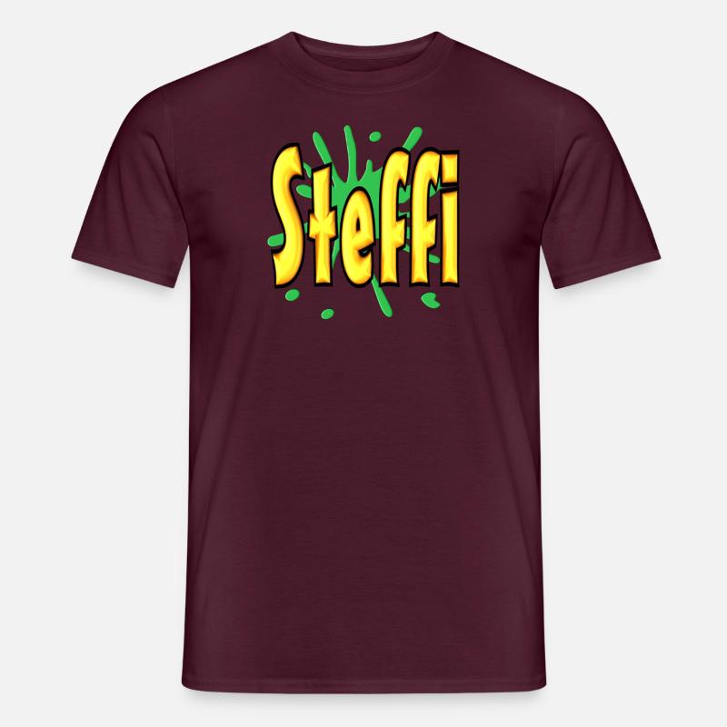 steffi2 - Männer T-Shirt - Ziegelrot