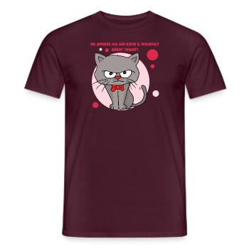 Vous pensez que je suis petite et mignonne ? Mauvaise erreur - T-shirt homme - rouge brique - Devant - AI Model Male 178 light (178cm)