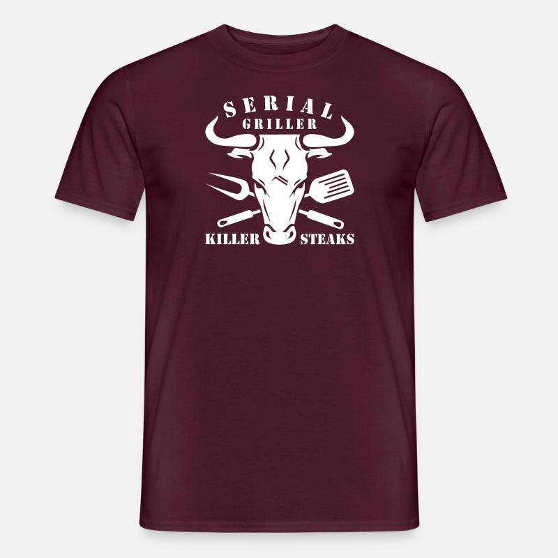 SERIAL GRILLER - T-shirt uomo - mattone