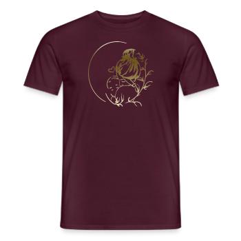 Mama liebt dich Mama Blumen Frauen Valentinstag - Männer T-Shirt - Ziegelrot - Vorne - AI Model Male 178 light (178cm)