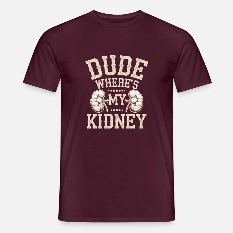 Witzige Genesungsidee - Männer T-Shirt - Ziegelrot