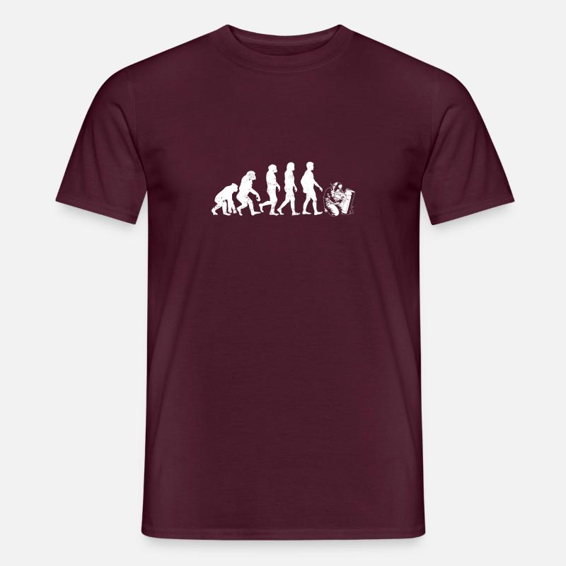 Soudeurs profession soudage évolution, travail, - T-shirt homme - rouge brique