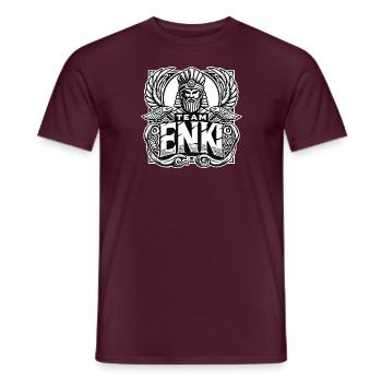 Team Enki - Anunnaki - Männer T-Shirt - Ziegelrot - Vorne - AI Model Male 178 light (178cm)