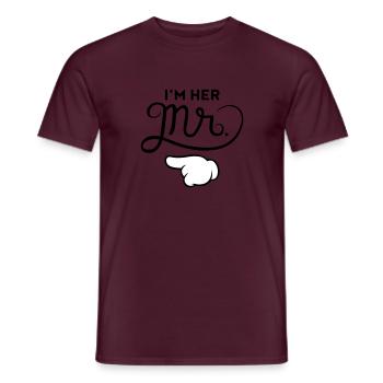 I\'m His Mr. (Comic Hand) - Part 2 - Men's T-Shirt - brick red - Front - AI Model Male 178 light (178cm)