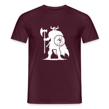 Viking Warrior - Men's T-Shirt - brick red - Front - AI Model Male 178 light (178cm)