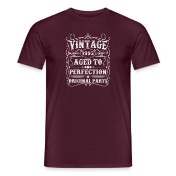 30 Years Old Gift Vintage 1993 Man Myth - Männer T-Shirt - Ziegelrot - Vorne - AI Model Male 178 light (178cm)
