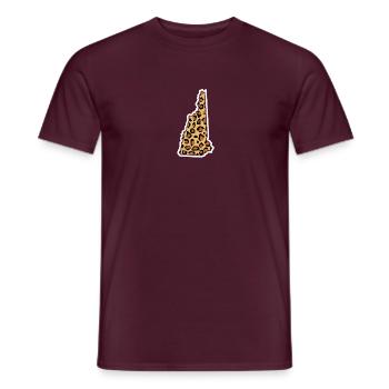 Nevada Imprimé léopard États-Unis État américain - T-shirt homme - rouge brique - Devant - AI Model Male 178 light (178cm)