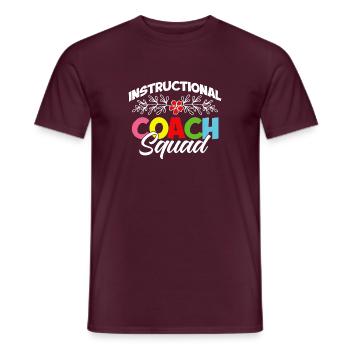 Instructional Coach Squad School Teacher School - Männer T-Shirt - Ziegelrot - Vorne - AI Model Male 178 light (178cm)