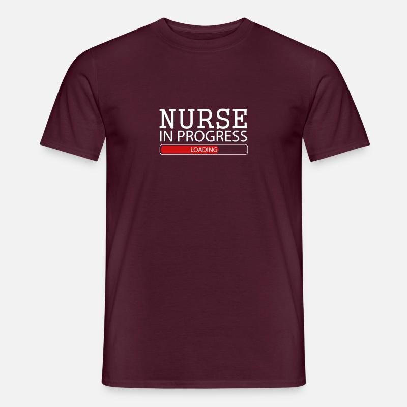 Nurses Inspire Nurses - Männer T-Shirt - Ziegelrot