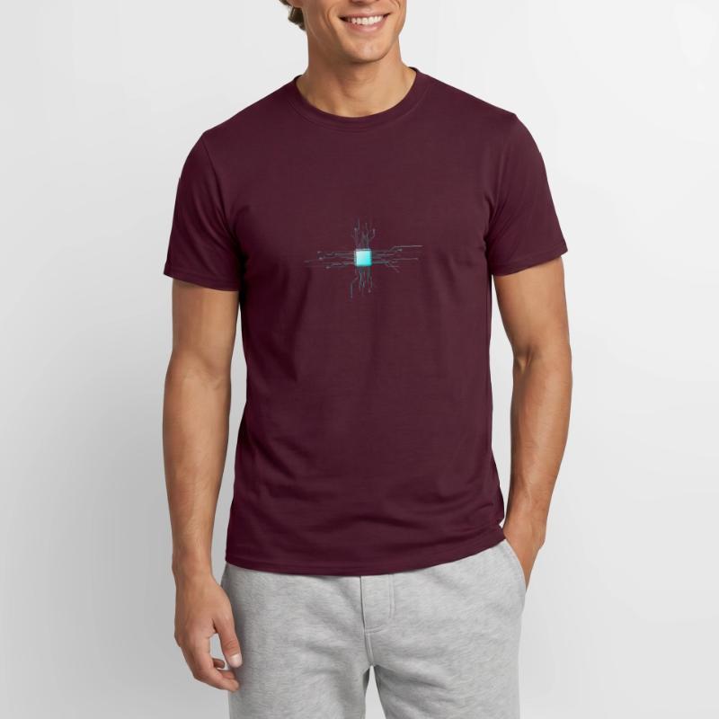I Breake Coder Computer Nerd Science Männer T-Shirt