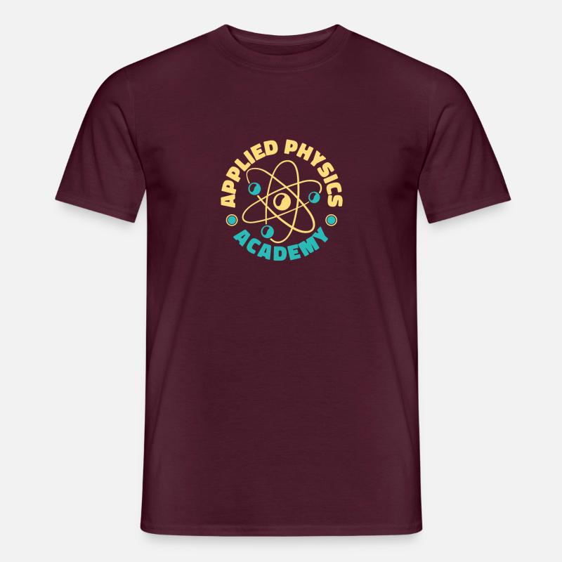 Physik Physiker - Männer T-Shirt - Ziegelrot
