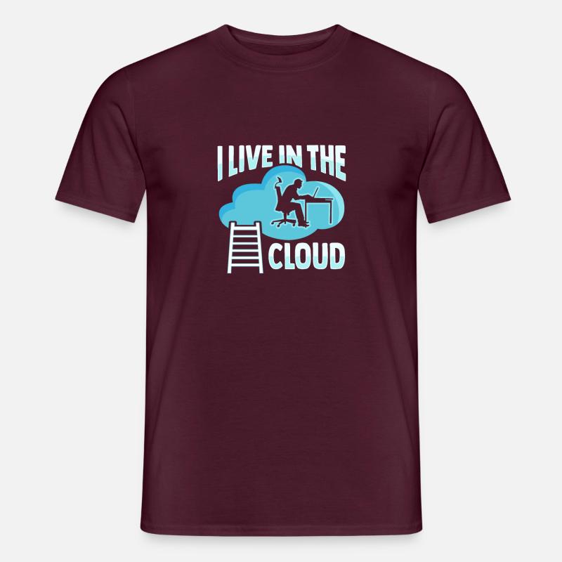 Administrateur Cloud Devops - T-shirt homme - rouge brique