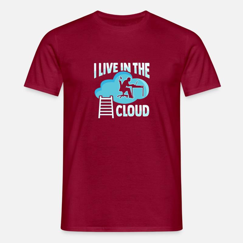 Cloud-Administrator Cloud-Devops - Männer T-Shirt - Ziegelrot