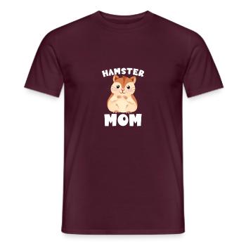 Hamster Mom - Men's T-Shirt - brick red - Front - AI Model Male 178 light (178cm)