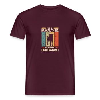 This is a Kangal thing - Männer T-Shirt - Ziegelrot - Vorne - AI Model Male 178 light (178cm)