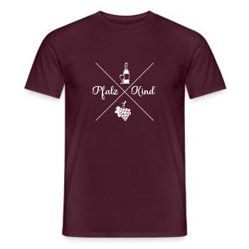 Pfalz Pfälzer Rheinland Pfalz - Männer T-Shirt - Ziegelrot - Vorne - AI Model Male 178 light (178cm)