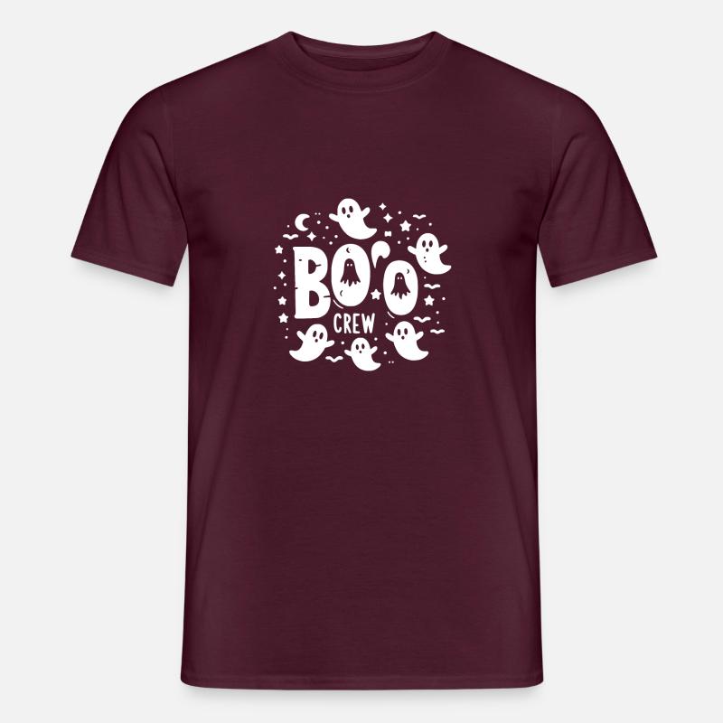 Buh-Crew - Männer T-Shirt - Ziegelrot