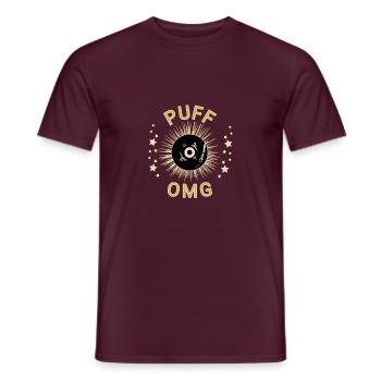 Puff musik rapper - Männer T-Shirt - Ziegelrot - Vorne - AI Model Male 178 light (178cm)