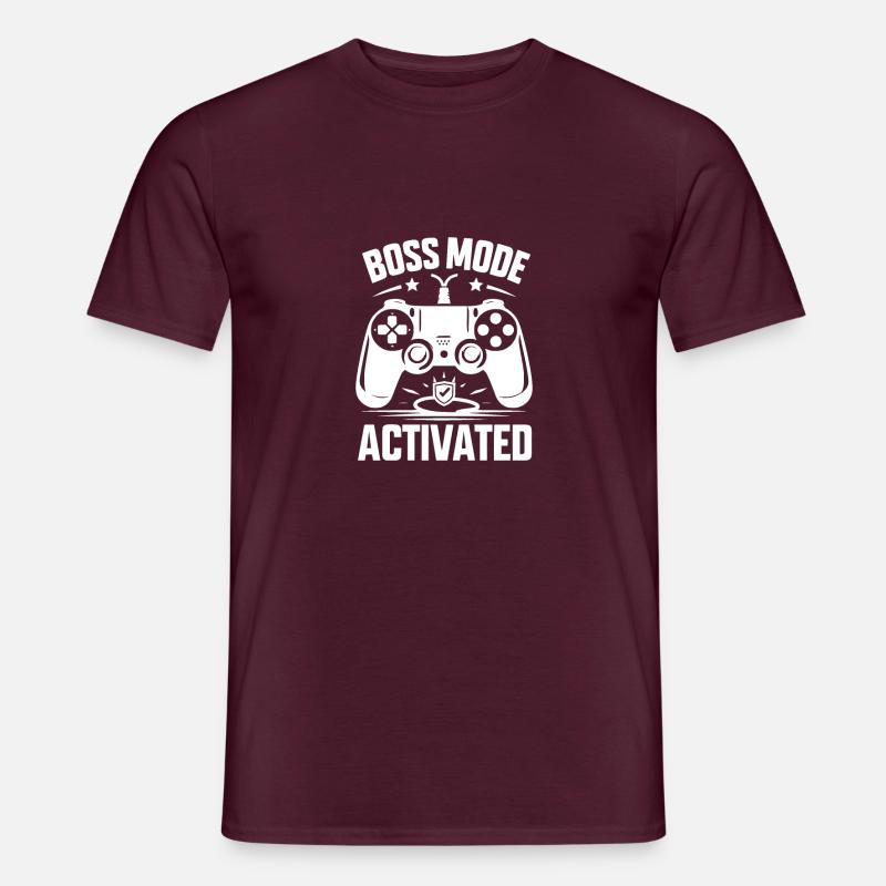 Bos-Modus aktiviert - Männer T-Shirt - Ziegelrot