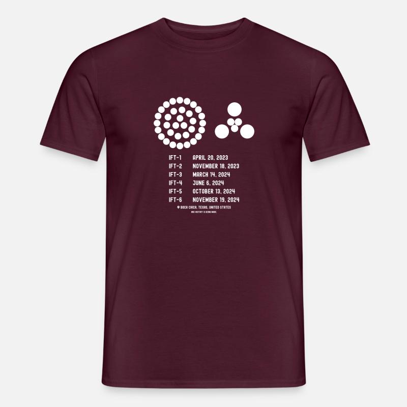 Integrierter Flugtest - Männer T-Shirt - Ziegelrot