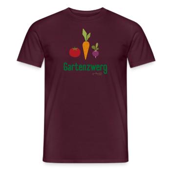 Bunter Garten Gemüse Spaß für kleine Entdecker - Männer T-Shirt - Ziegelrot - Vorne - AI Model Male 178 light (178cm)