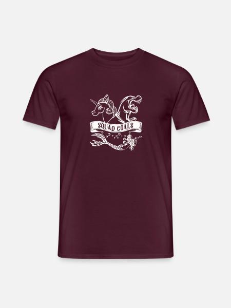 Kader Ziele Fantasy Geschenk - Männer T-Shirt - Ziegelrot
