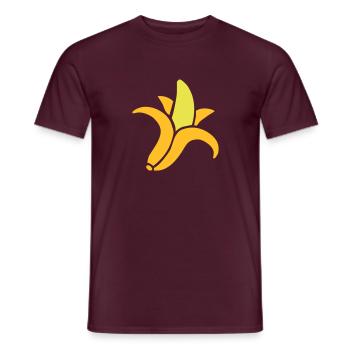 banane - Männer T-Shirt - Ziegelrot - Vorne - AI Model Male 178 light (178cm)