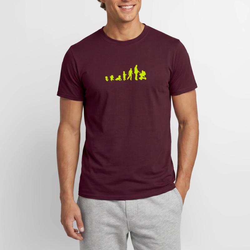 Evolution stroller dad dad stroller1 Men’s T-shirt