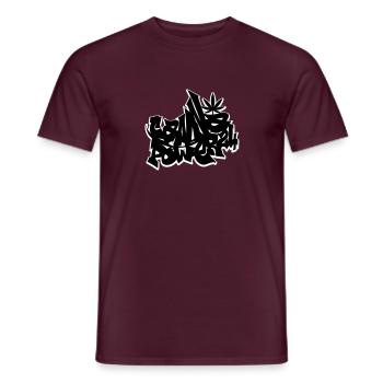 cannapower24 - Männer T-Shirt - Ziegelrot - Vorne - AI Model Male 178 light (178cm)