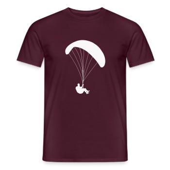 Paragliders Parachutists - Men's T-Shirt - brick red - Front - AI Model Male 178 light (178cm)