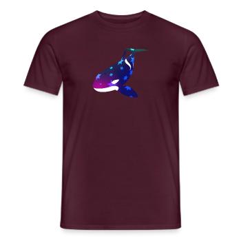 Hiboux tueurs - T-shirt homme - rouge brique - Devant - AI Model Male 178 light (178cm)