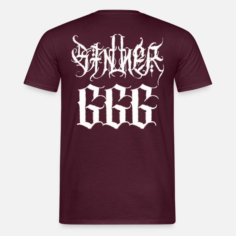 SINNER 666 - Männer T-Shirt - Ziegelrot