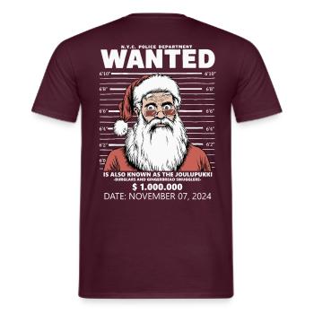 Wanted - Männer T-Shirt - Ziegelrot - Hinten - AI Model Male 178 light (178cm)
