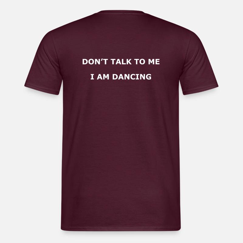 Don't talk to me - Männer T-Shirt - Ziegelrot