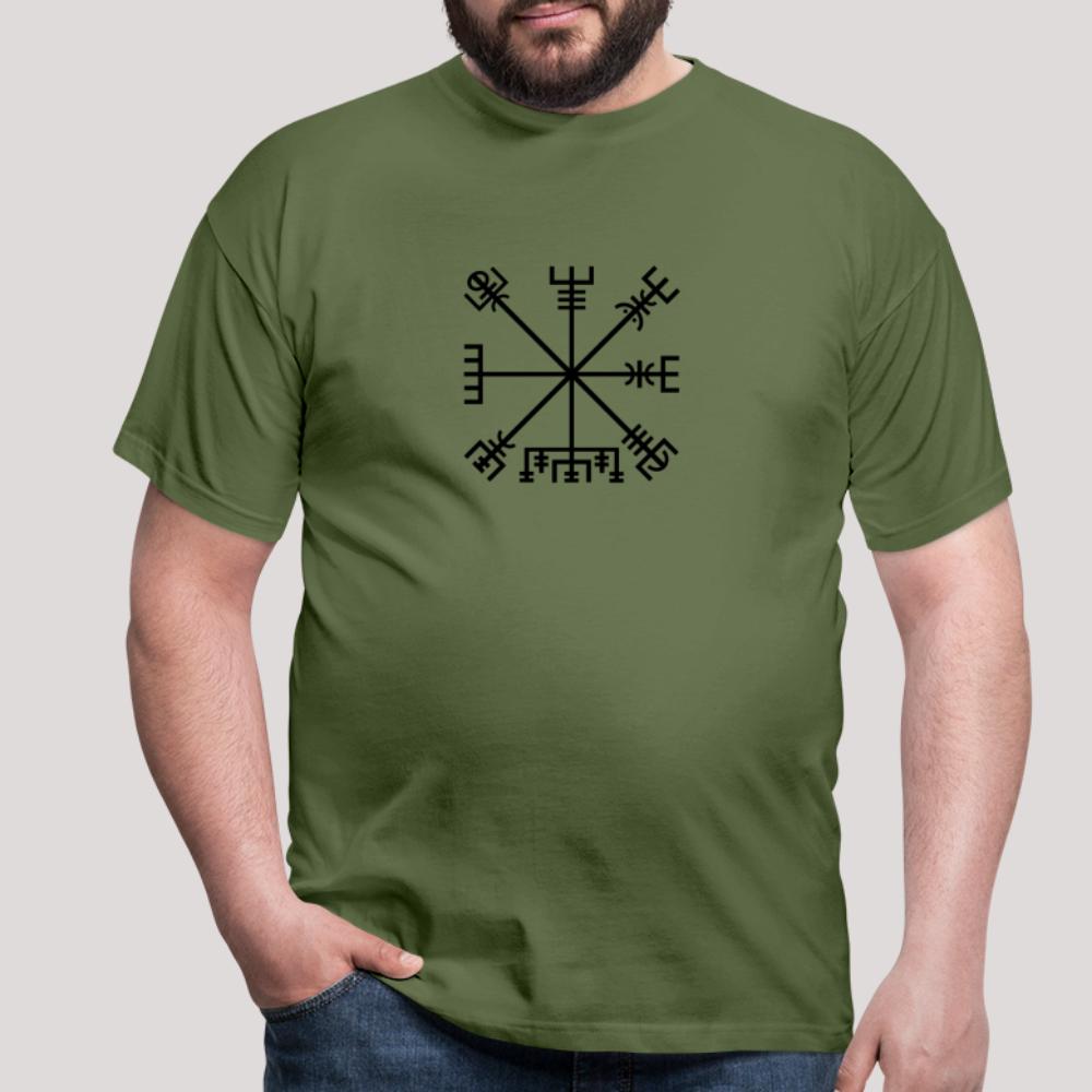 Vegvisir - Männer T-Shirt Militärgrün