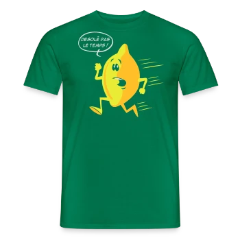 T-shirt homme avec motif T-shirt Citron Pressé : Fraîcheur et Vitamine C