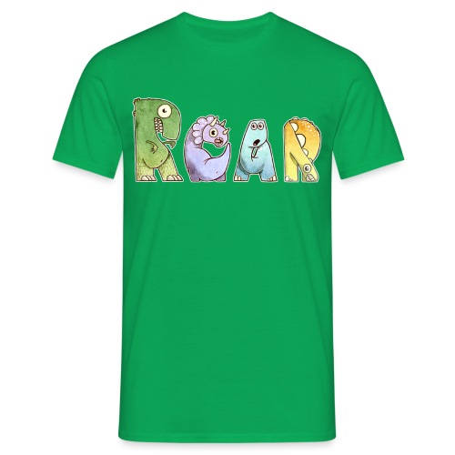 ROAR - Roar like the dinosaurs! - Men's T-Shirt