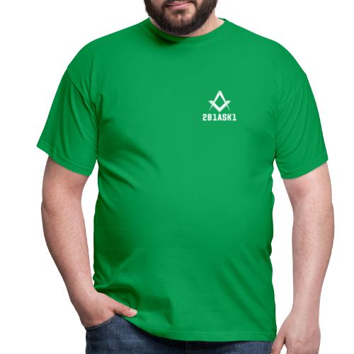 Freimaurer Winkel&Zirkel 2B1ASK1 WEISS - Männer T-Shirt
