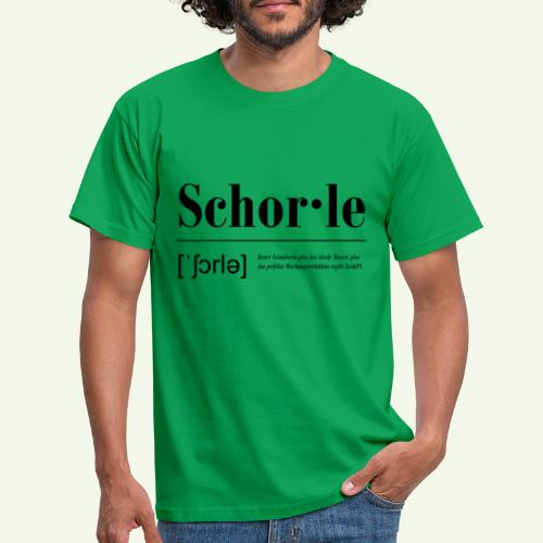 Schorle Lautschrift Serifen - Männer T-Shirt