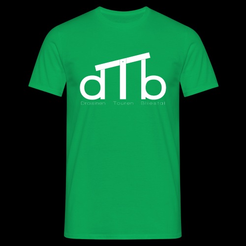 Logo_dTb_weiss_inv - Männer T-Shirt