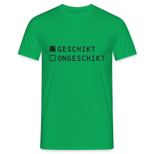 GESCHIKT ongeschikt - Mannen T-shirt