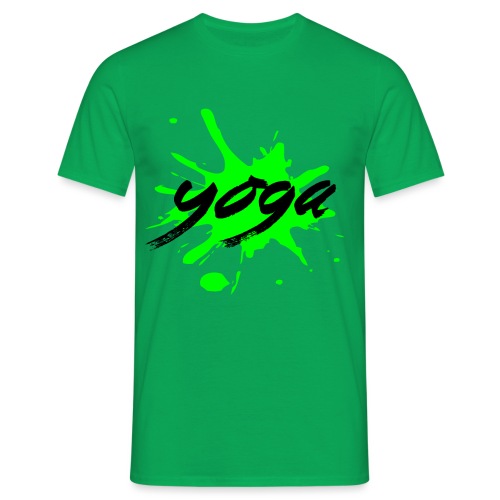 yoga verde yogi namaste pace amore arte hippie - Maglietta da uomo