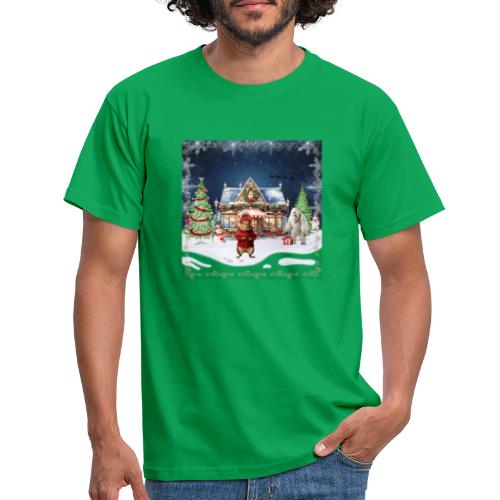Verrücktes Weihnachtscafé - Männer T-Shirt