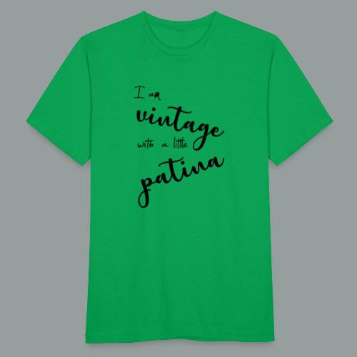 I am vintage with a little patina - Männer T-Shirt