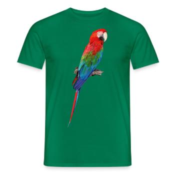 Green-winged macaw - Men's T-Shirt - kelly green - Front - AI Model Male 178 dark (178cm)
