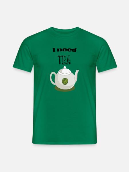 T-Shirt Sweatshirt ich brauche Tee Mann Frau - Männer T-Shirt - Kelly Green