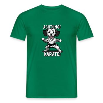 hund Kampfsport Selbstverteidigung - Männer T-Shirt - Kelly Green - Vorne - AI Model Male 178 dark (178cm)