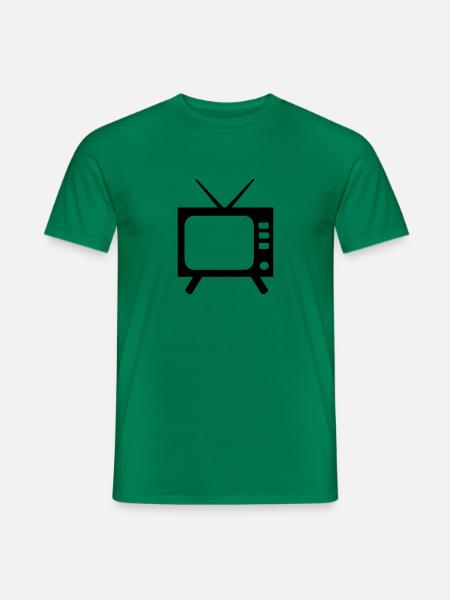 Fernseher - Männer T-Shirt - Kelly Green