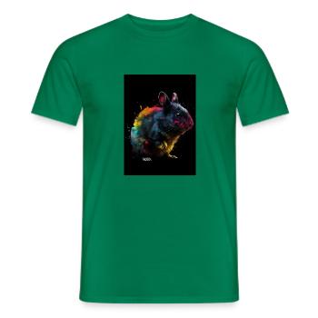 Chinchilla Colorful - Männer T-Shirt - Kelly Green - Vorne - AI Model Male 178 dark (178cm)